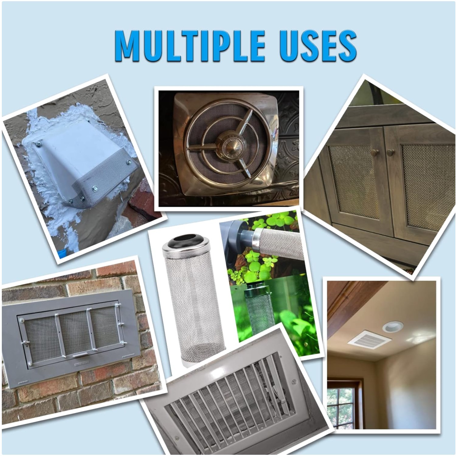 Multi-Use Stainless Steel Mesh Screen 11.8″x8.2″ 300x210mm