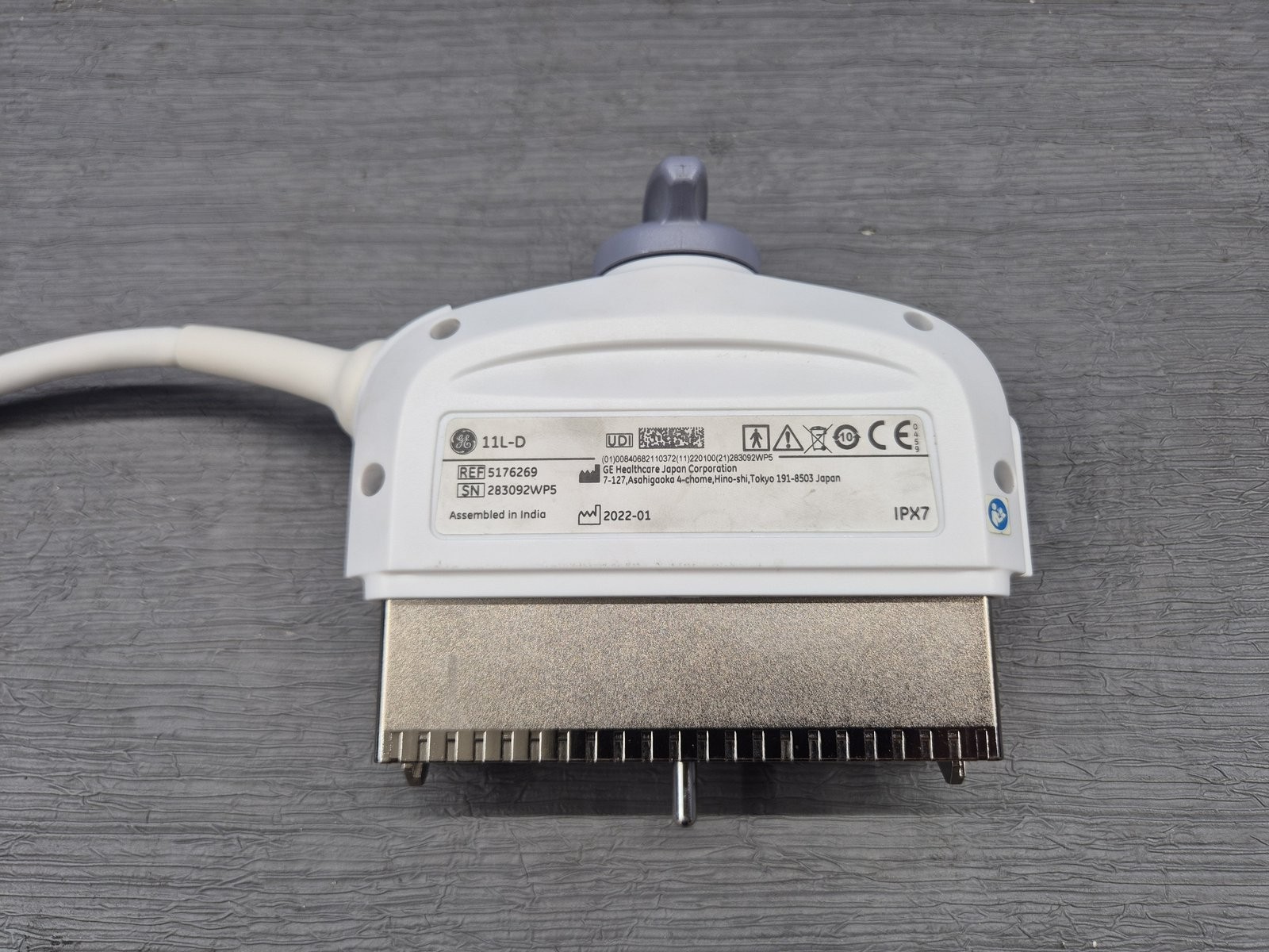 2022 GE 11L-D LINEAR ARRAY ULTRASOUND TRANSDUCER PROBE REF: 5176269 TESTED **