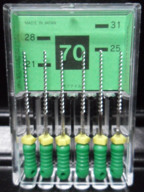 DENTAL K-FILES ENDODONTIC FILE 25MM #70 292-6570