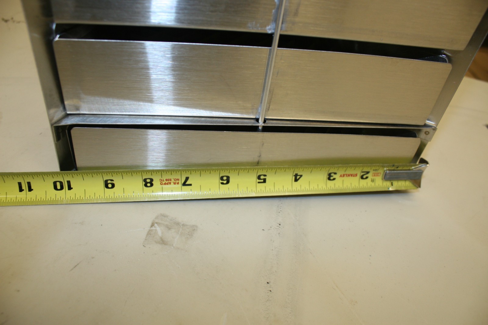 Stainless Steel Cryogenic 12 Cryo Freezer Storage Chamber Racks 26 1/2″ x 5 1/2″