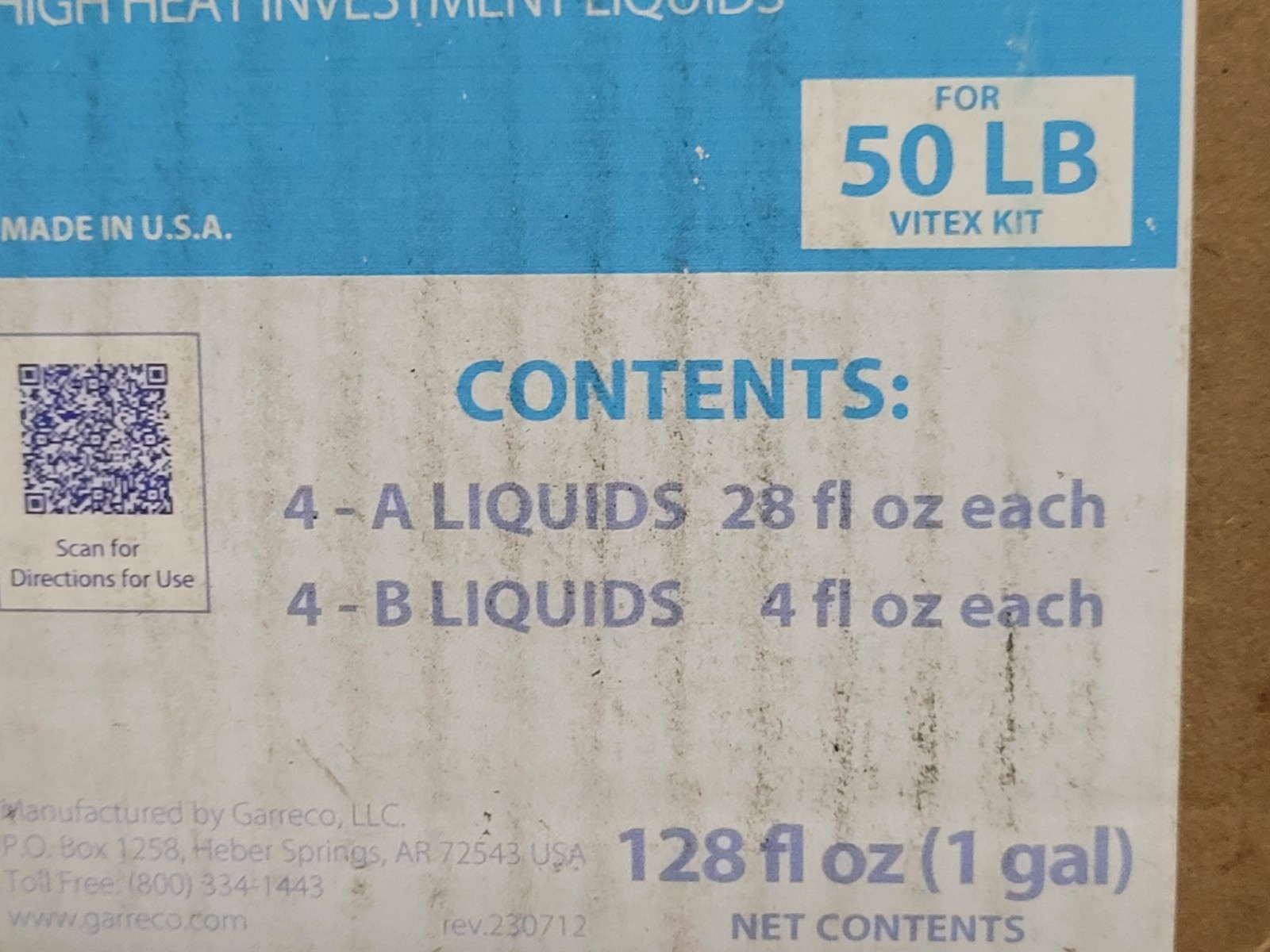 Garreco 5006000 – VITEX INVESTM P&L KIT OD For 50lb Vitex Kit