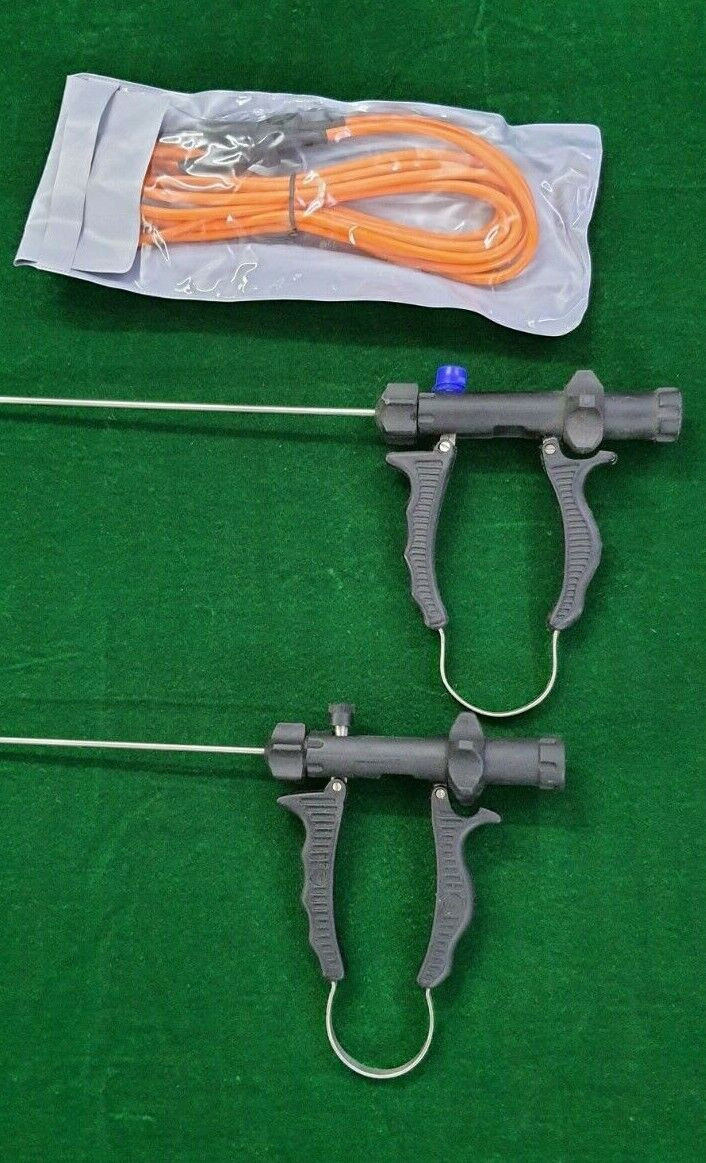 2pc Laparoscopic Bipolar Forceps U-Handle 3mmx280mm Surgical Instruments