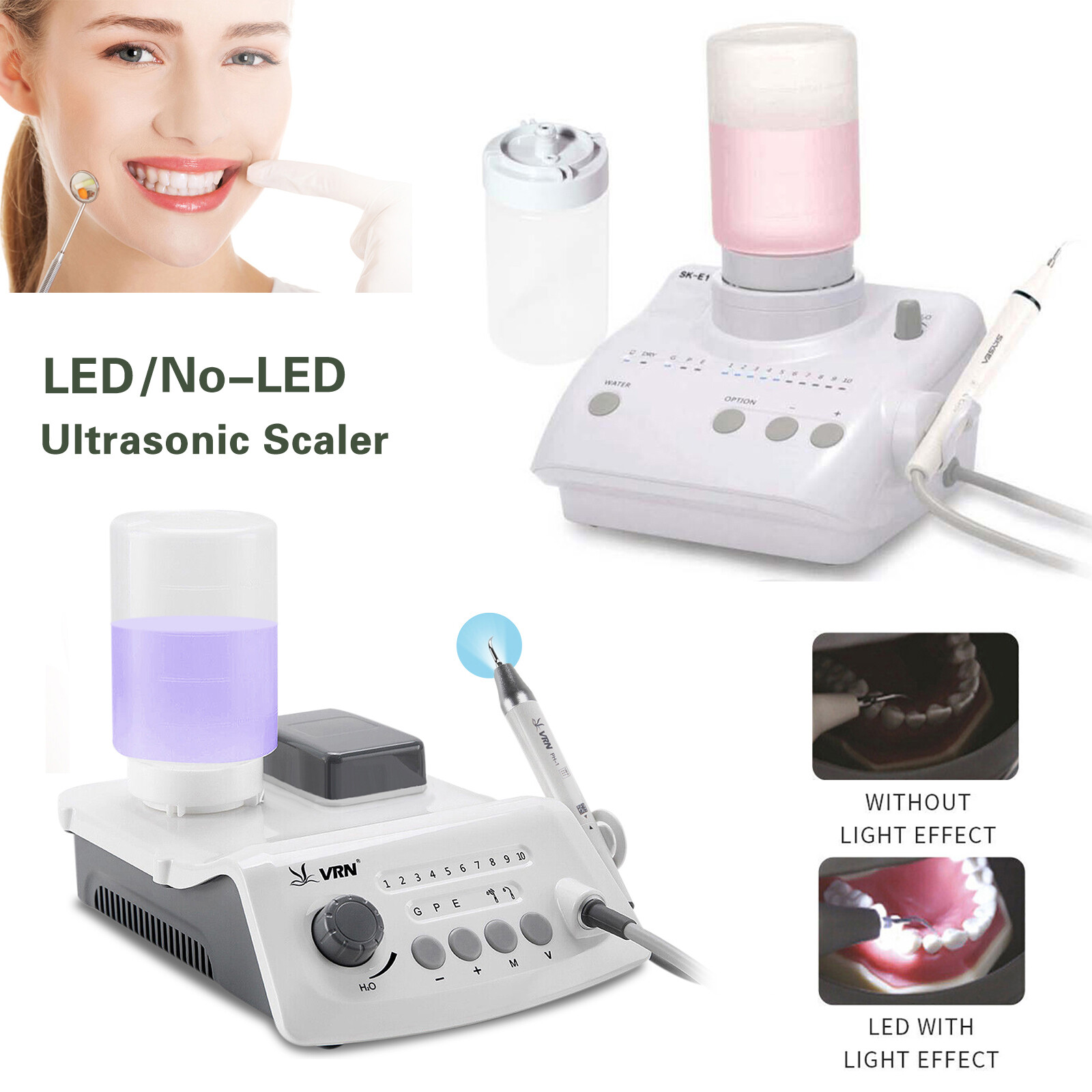 USA Dental Scaler Ultrasonic LED/No-LED Handpiece Scaling Perio Endo for DTE/EMS