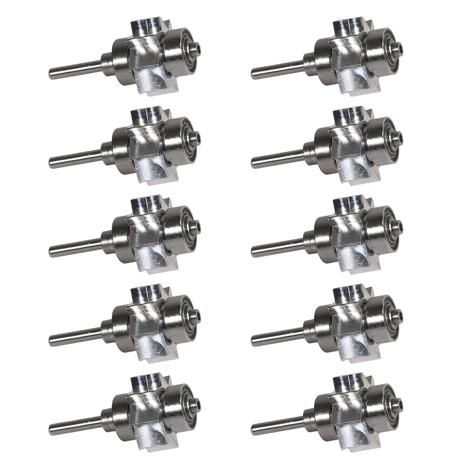 10 Dental Cartridge Turbine Rotor chuck Push Button fit LED Handpiece YBB YBM