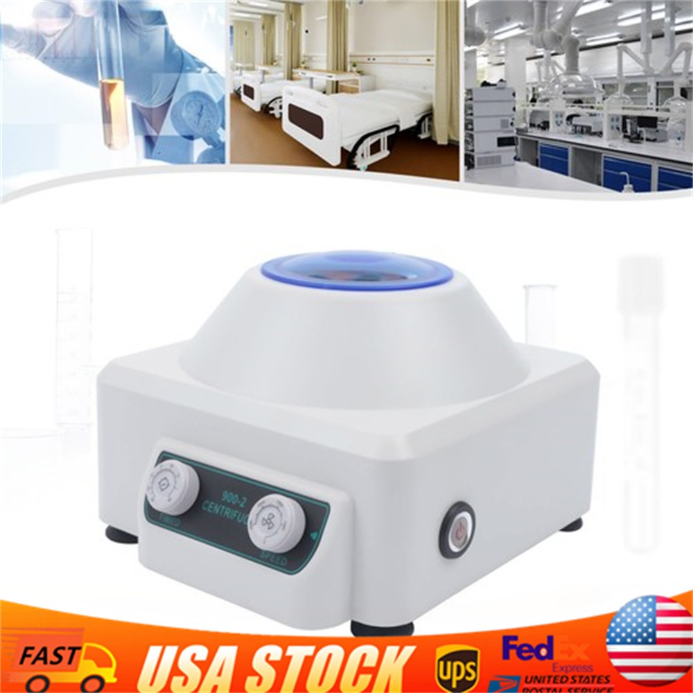 Medical Centrifuge Benchtop Electric Lab Centrifuge 110V 4000rpm White Portable