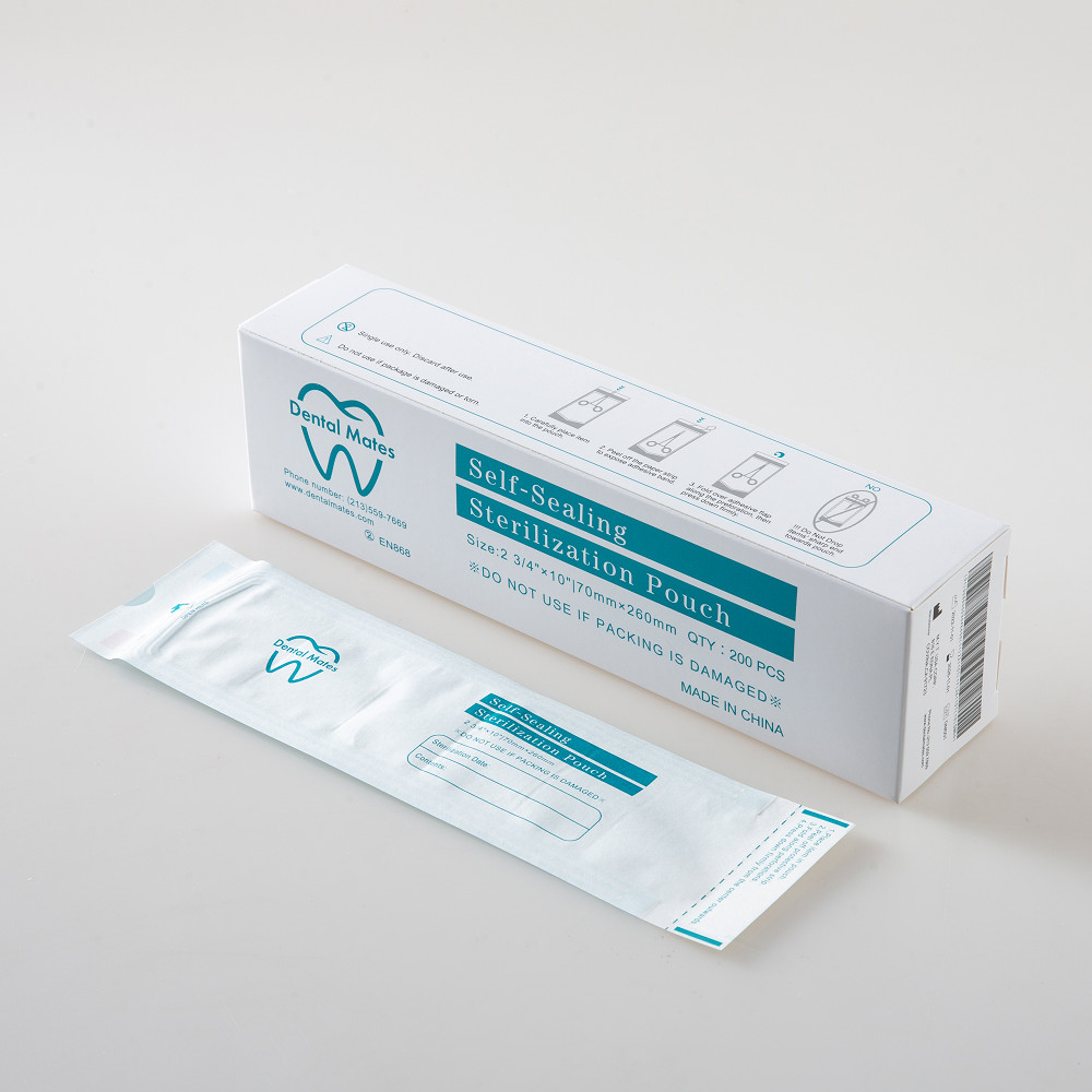 Sterilization Pouches Autoclavable, 5 1/4×11 & 5 1/4×10 inches dental tatoo nail