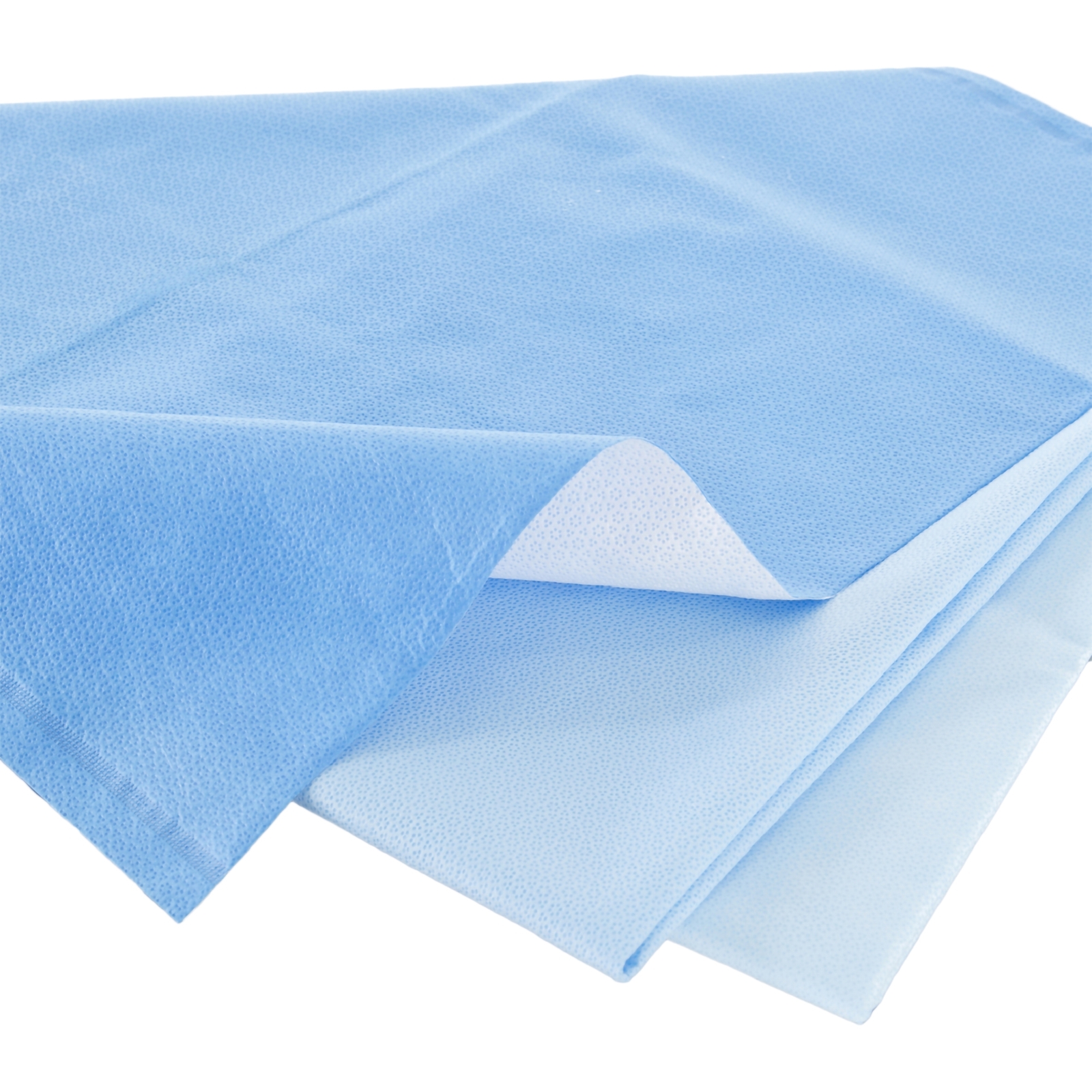 QUICK CHECK* H100 Sterilization Wrap Dual Layer White Blue 24 x 24″ 240 Ct