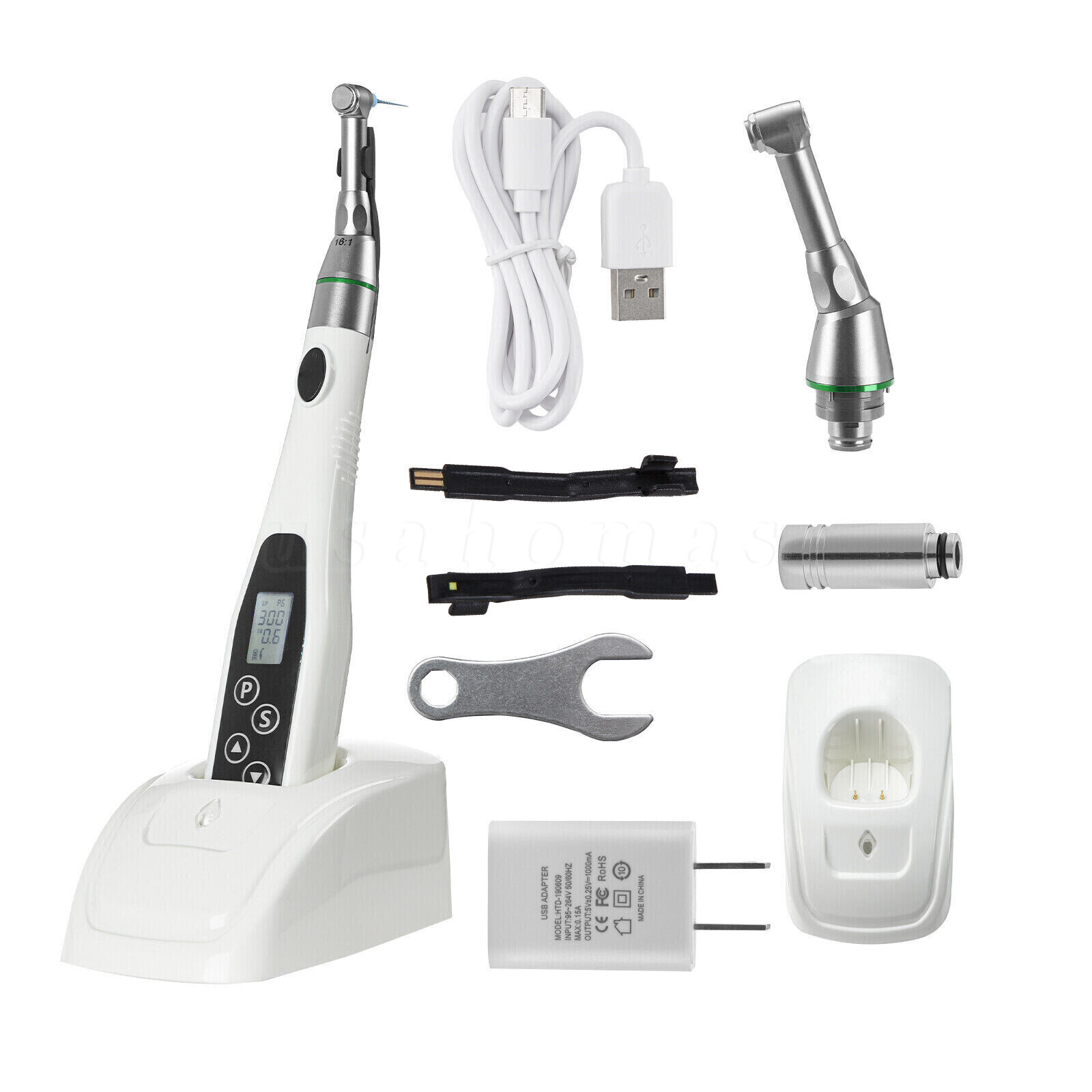 Cordless Endo Motor Handpiece LCD Display Auto Reverse Portable