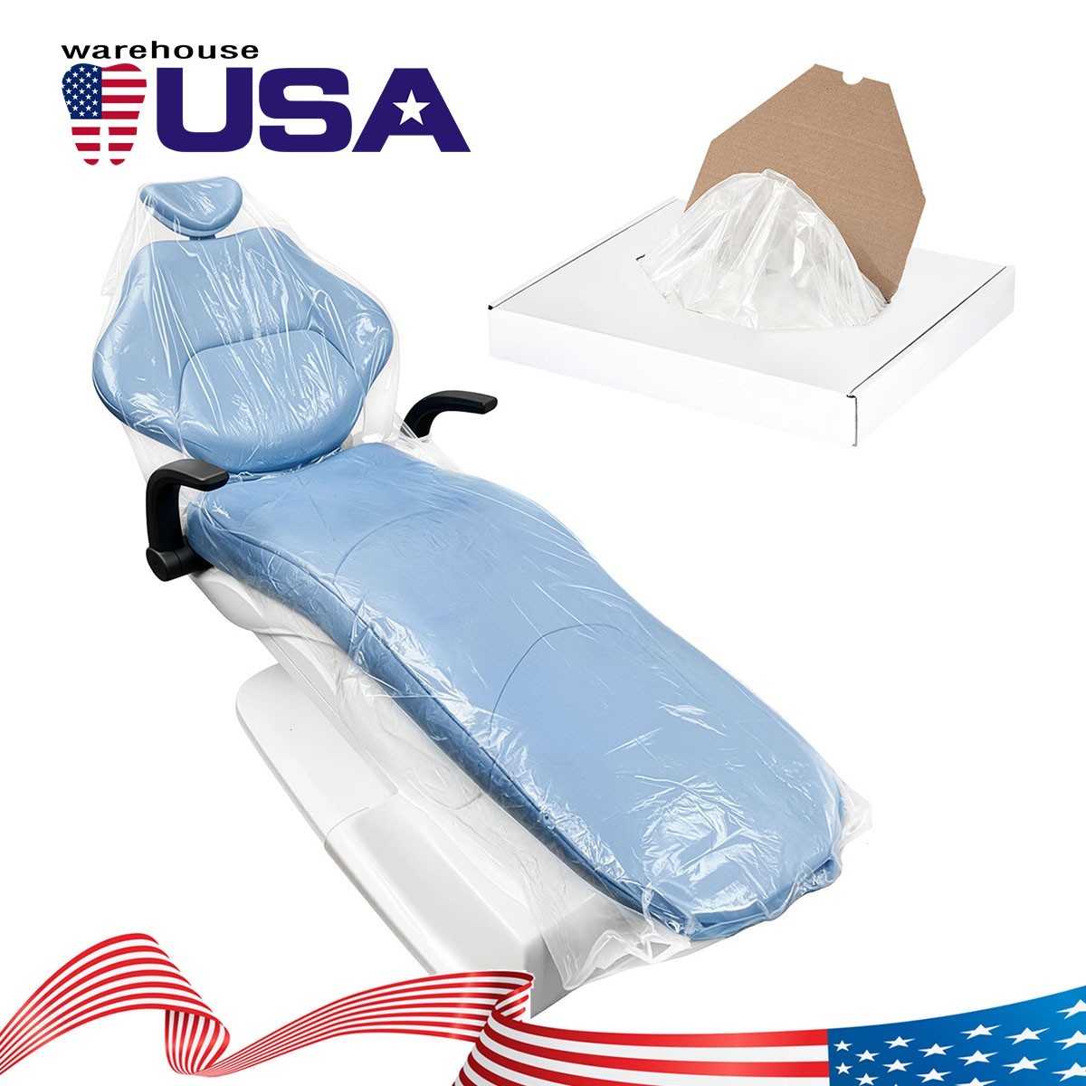 US Dental Unit Chair Sleeves Cover Full/ Half Disposable Protective Soft Durable