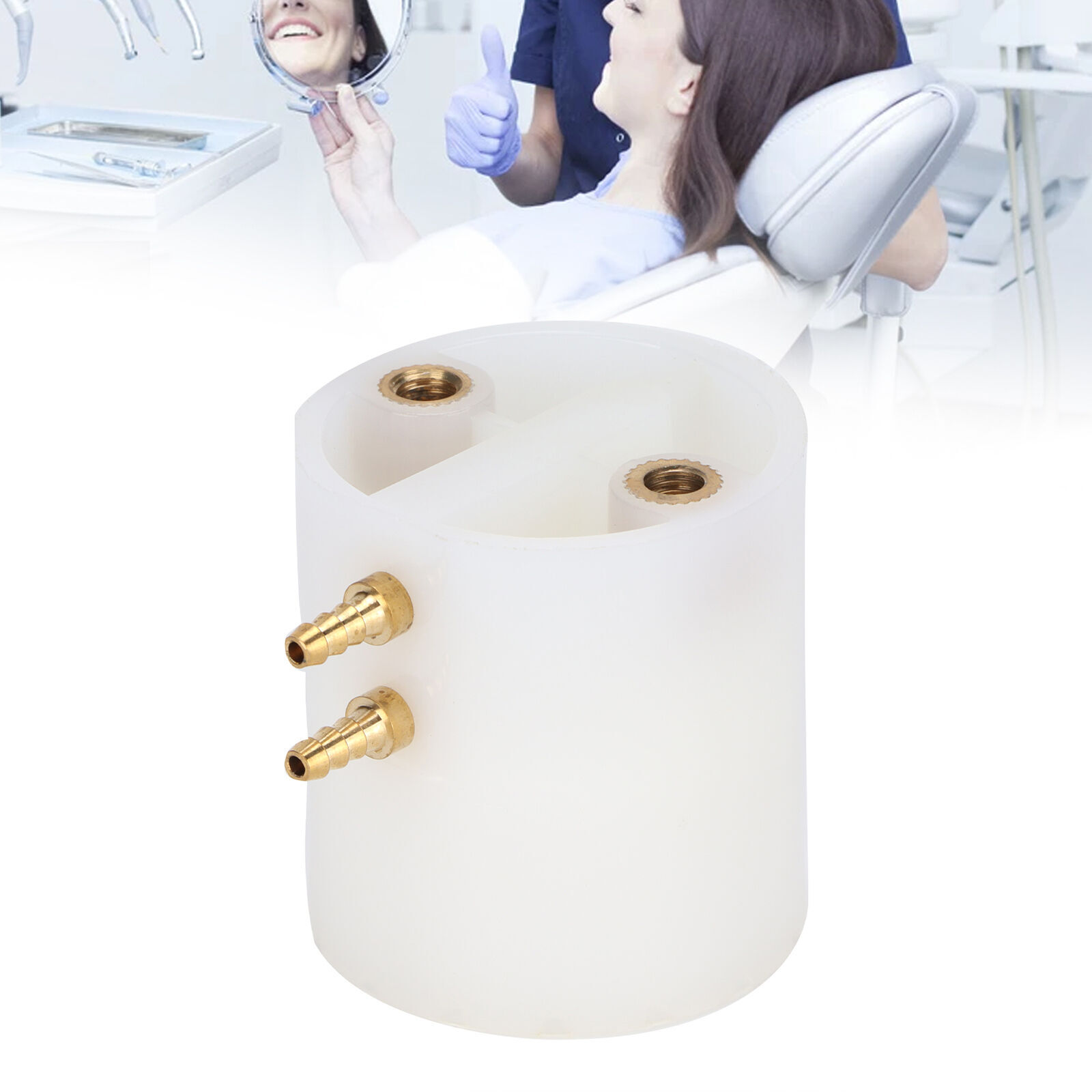 Dental Clinic Water Storage System Bottle 600ML /Cap Top Cover Lid White Plastic