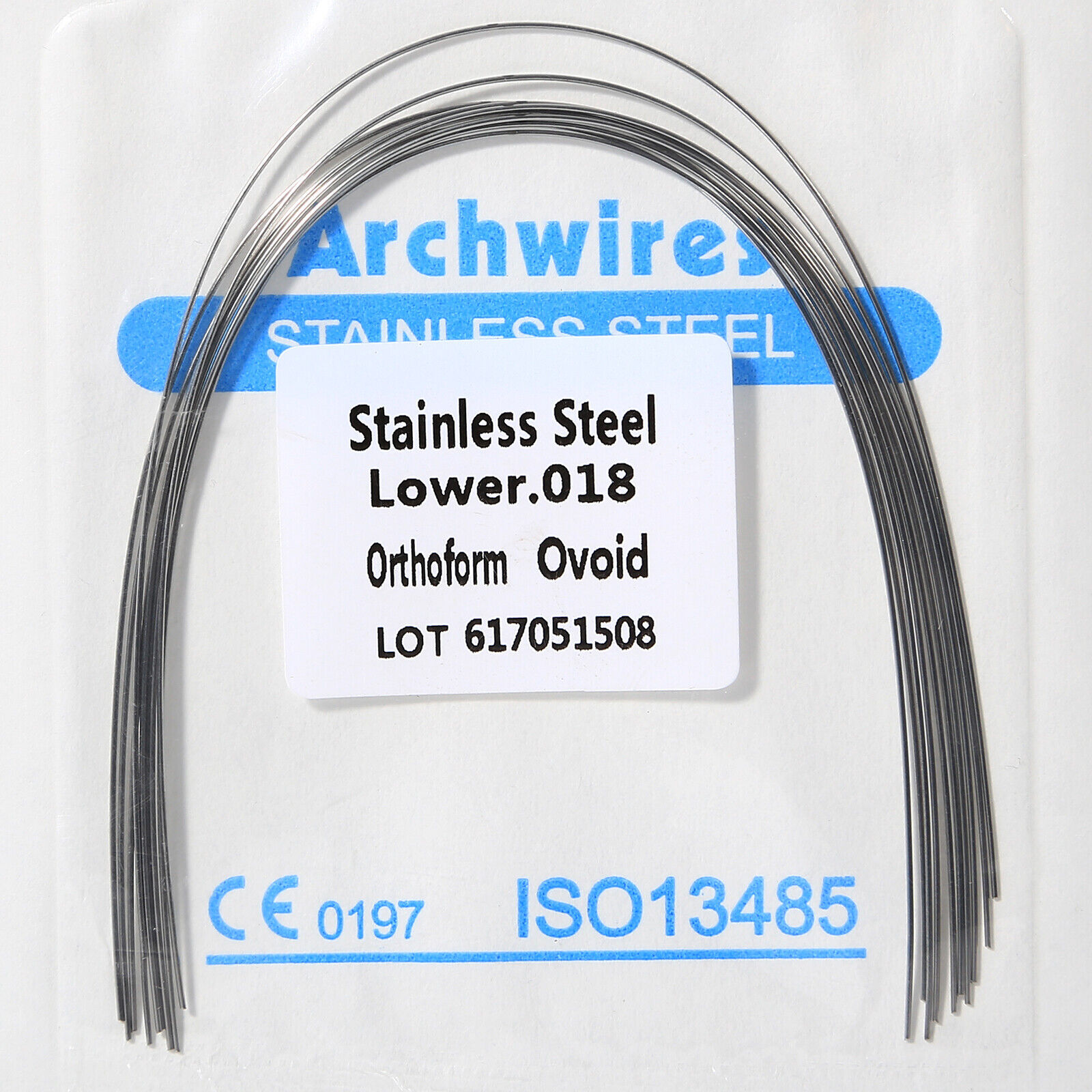 Dental Orthodontic Stainless Steel Rectangular Arch Wire Natural/Square/Ovoid