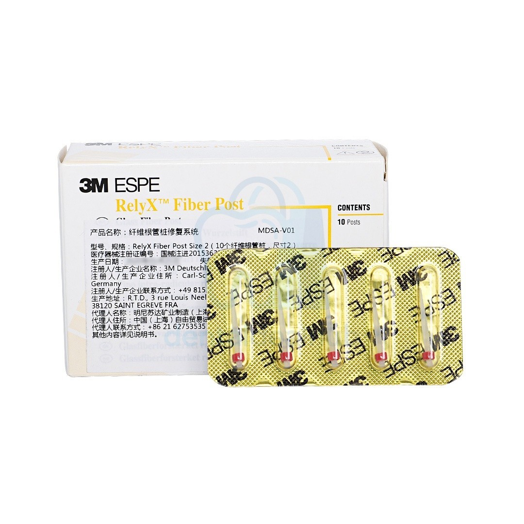 3M RelyX Fiber Post Refill Size 1/2/3 10pcs Dental Endo Restoration