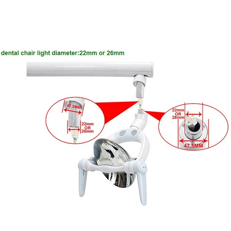 Dental LED Ceiling Mounted Reflect Lamp Medical Inductive Infrared Spotlight