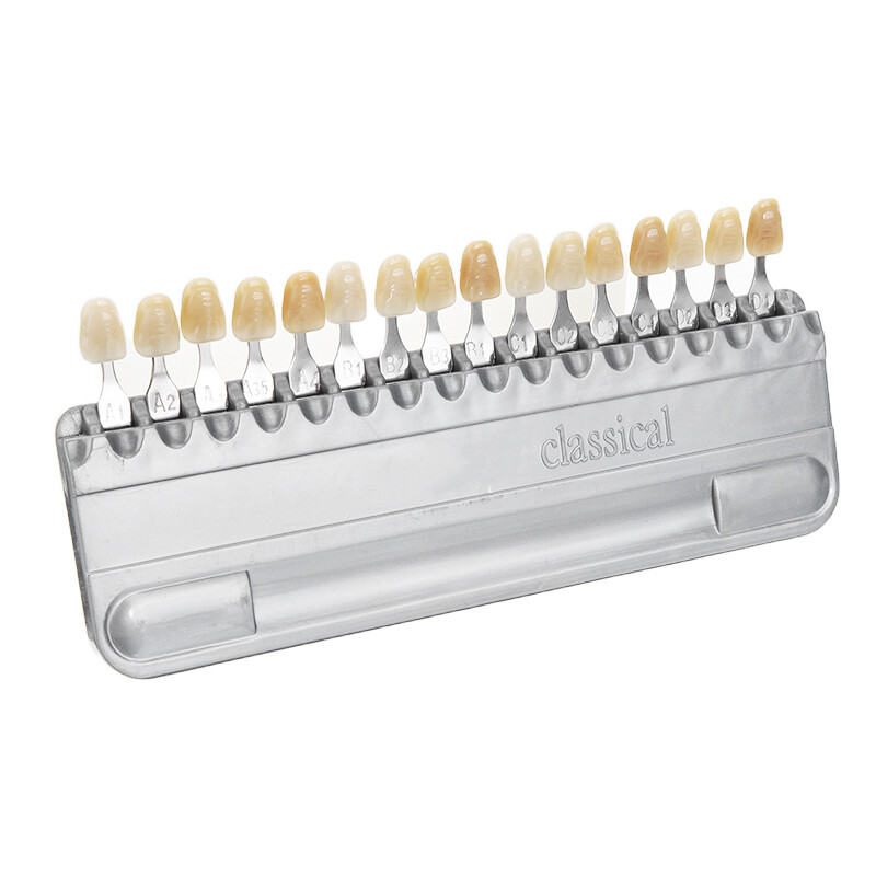 Shade Guide Teeth Dental Materials Durable New A1-D4 16 Colors