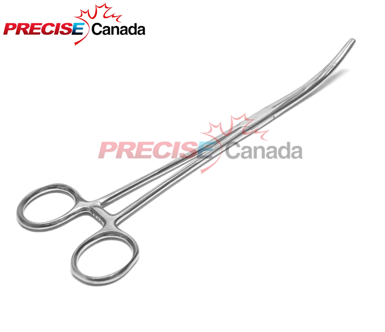 PRECISE CANADA 7.25″ Pean Hemostat Locking Forceps Curved – Stainless Steel