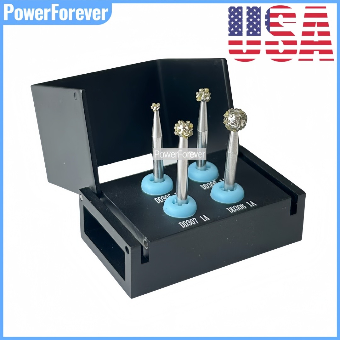 USA Dental Degranulation Burs Kit Bone Debridement Remove Tissue Debris Remnant