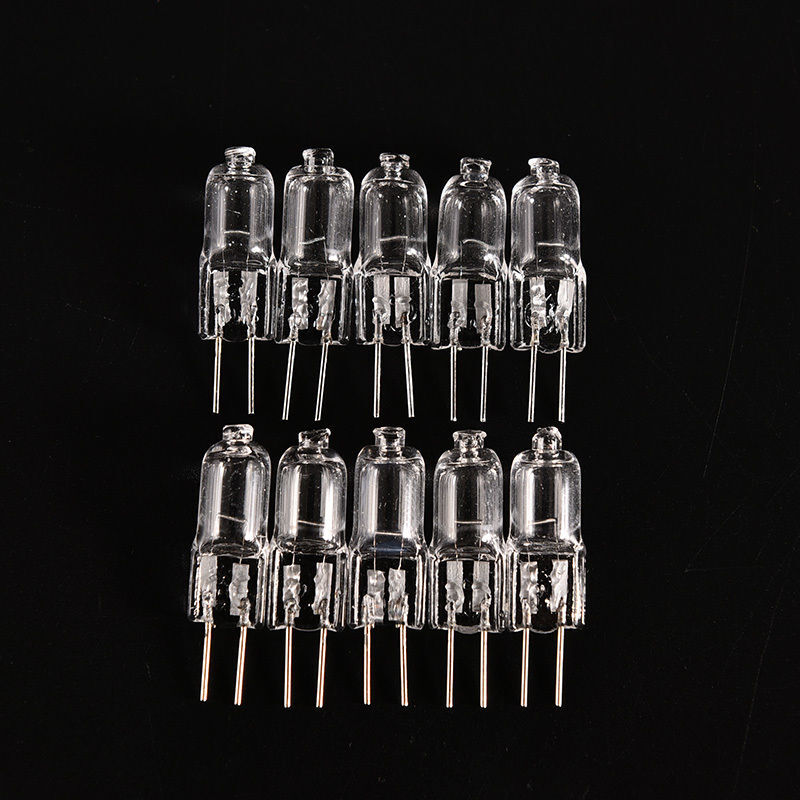 10PCS 6V 30W Halogen Lamp Bulb Microscope Medical Instrument Special Lamp Beads