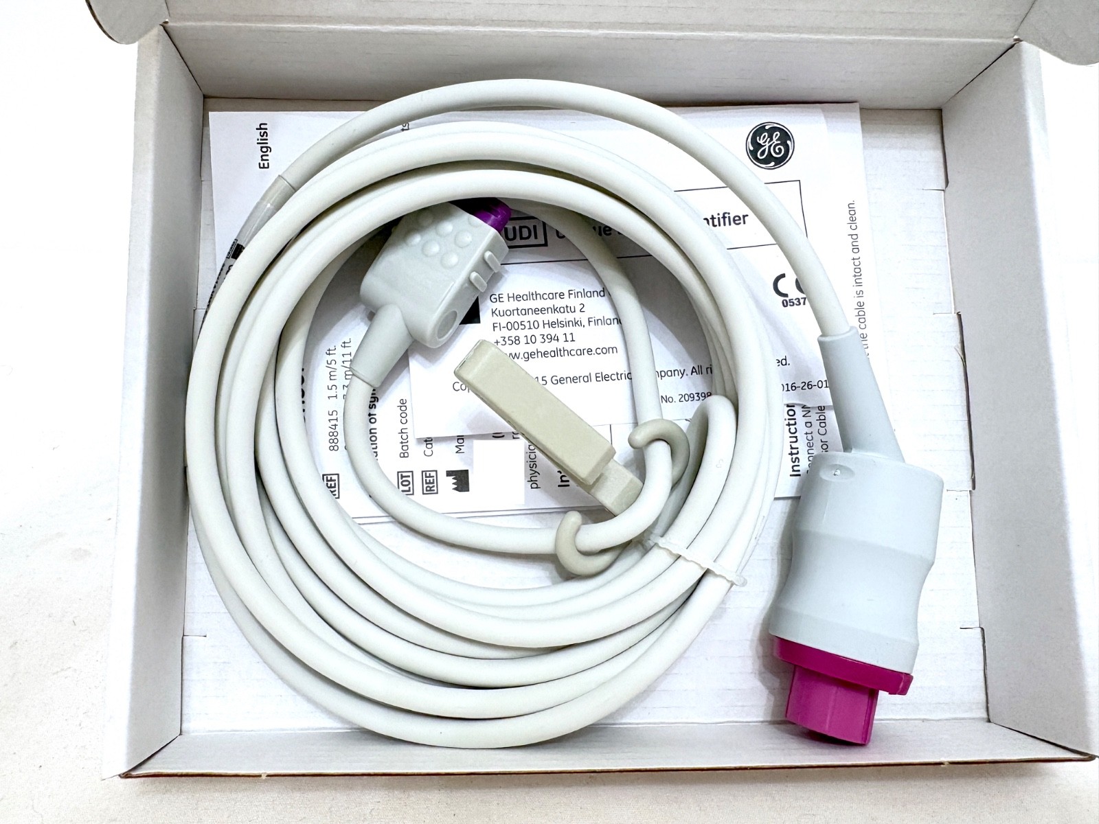 GE 888414 NMT Sensor Cable 3.3m / 11ft