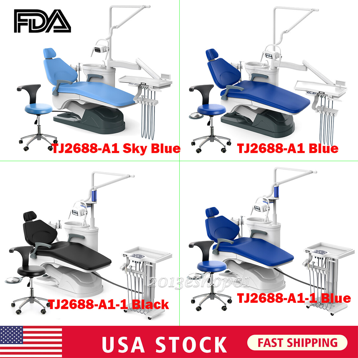FDA Sillón Clínico Dental Computarizado con Pedal Multifunción – Unidad Completa