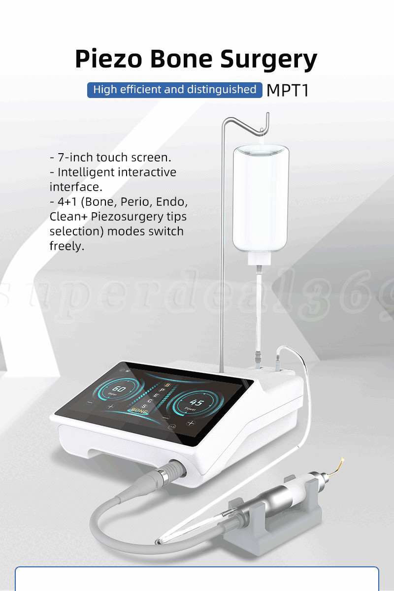 Dental Piezo Surgery & 4+1 SURGIC TOUCH Ultrasonic Motor Machine Bone Cutter