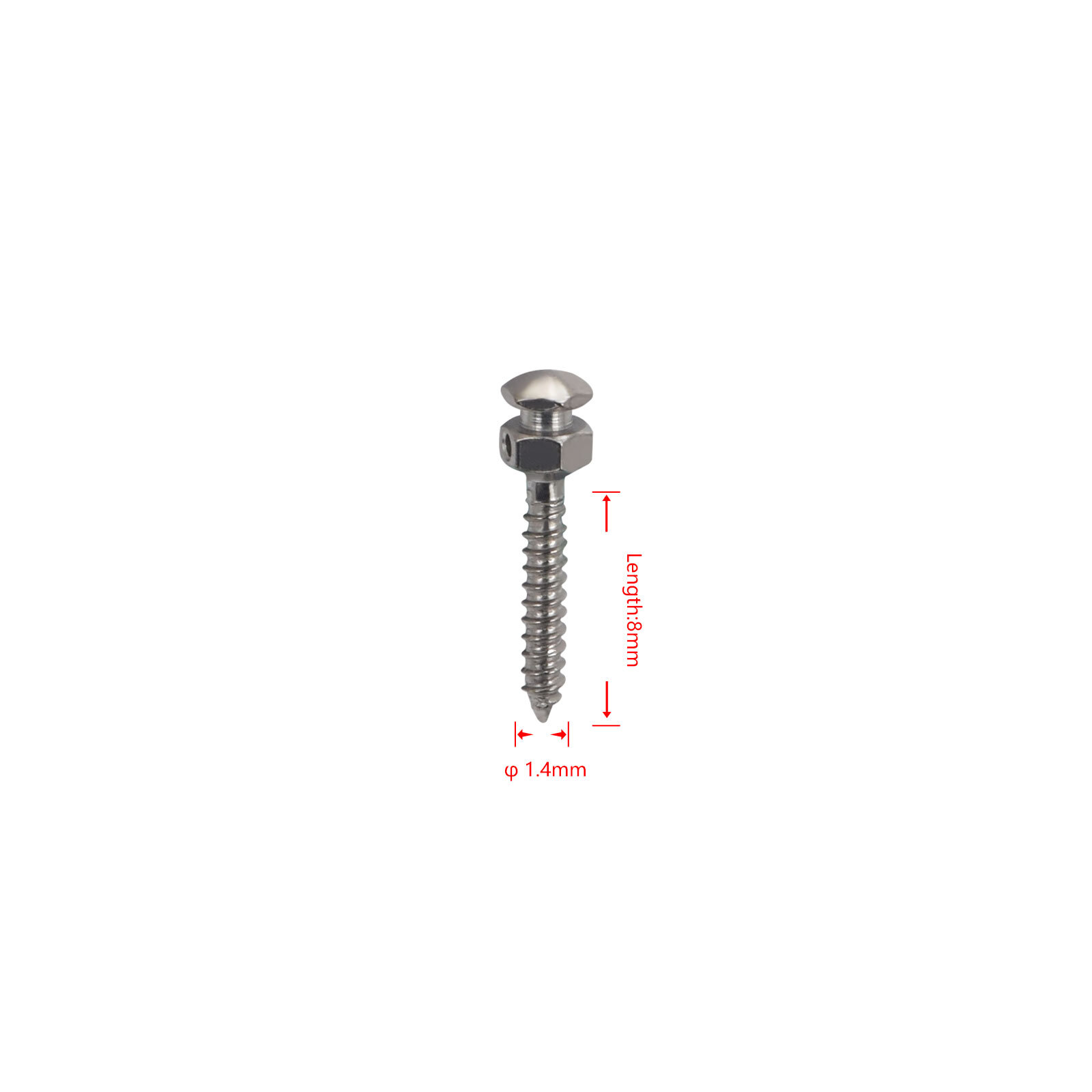 Dental Orthodontic Micro Implants Mini Screw Self-Drilling 10 Sizes & Handle R