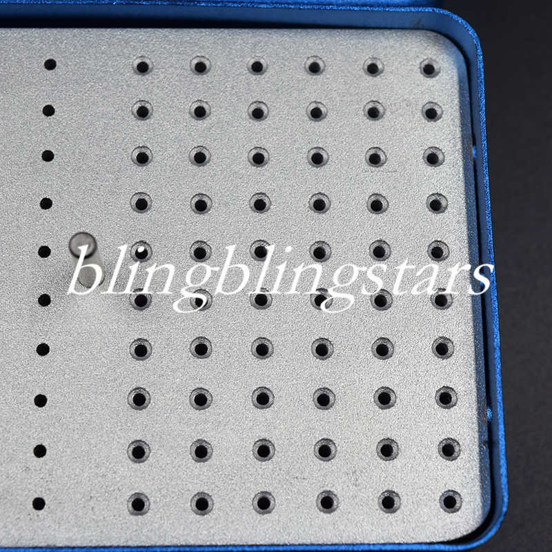 120 Holes Dental Burs Holder Endo Files Stand Disinfection Box Endo Accessories