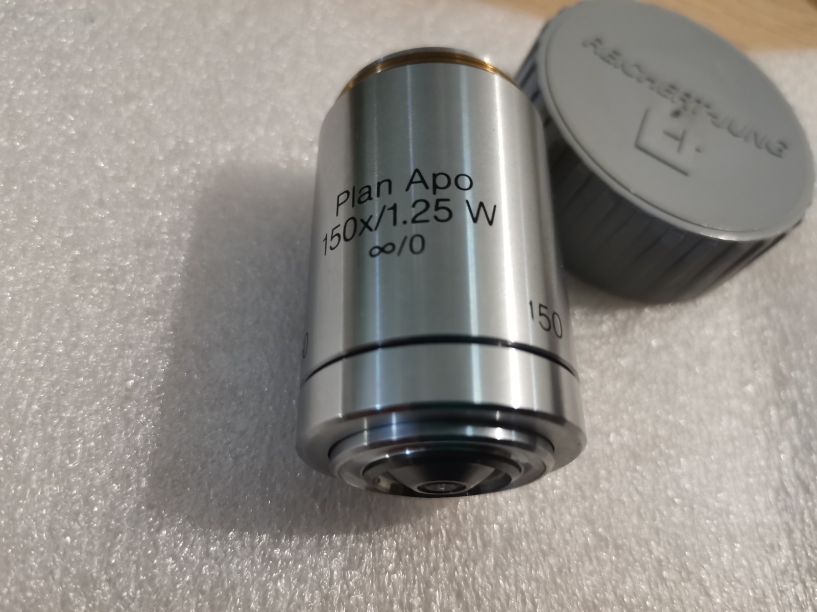 150x 1. 25 W Reichert Rare Microscope Infinity Lens For Repair