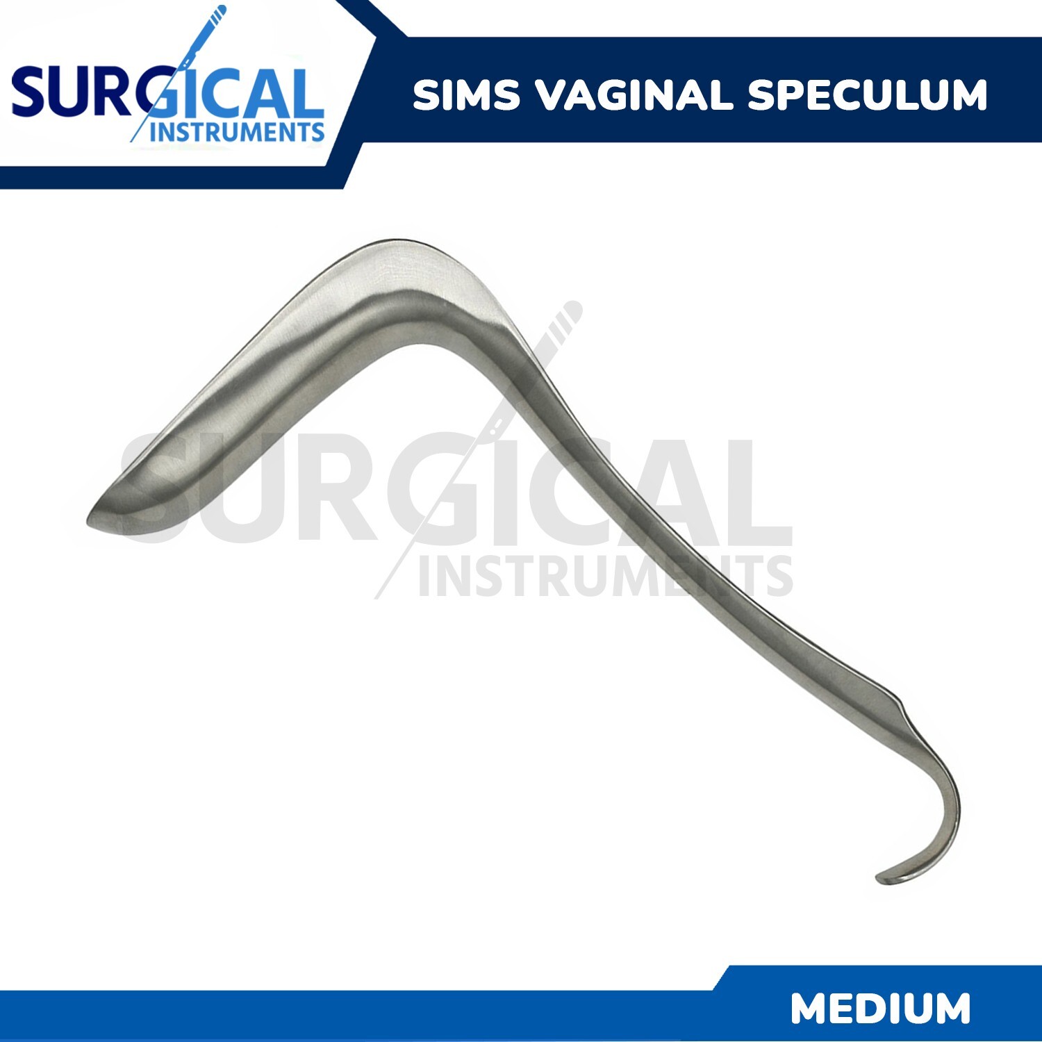 Sims Vaginal Speculum Medium Single Ended Obstetrical & Gynecology German Grade