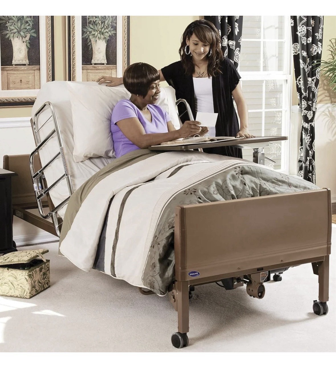 Invacare 5410LOW Full-Electric Low Home Care Bed (Bed Only)