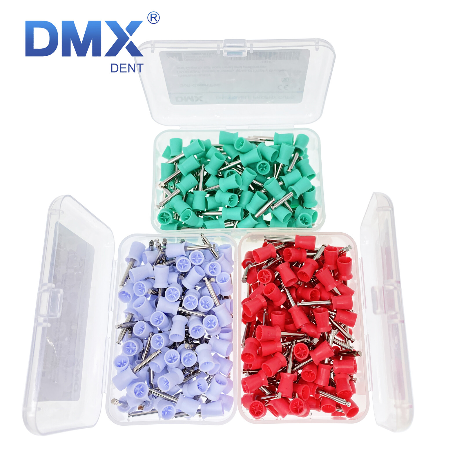 Dental Prophy Prophylaxis Polishing Rubber Cups Webbed Screw-in Snap on Latch