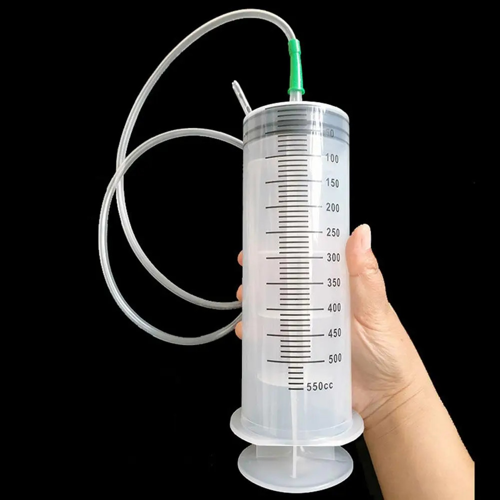 Large Capacity Oil Syringe Suction Pump Fluid Extractor with Scale Reusable