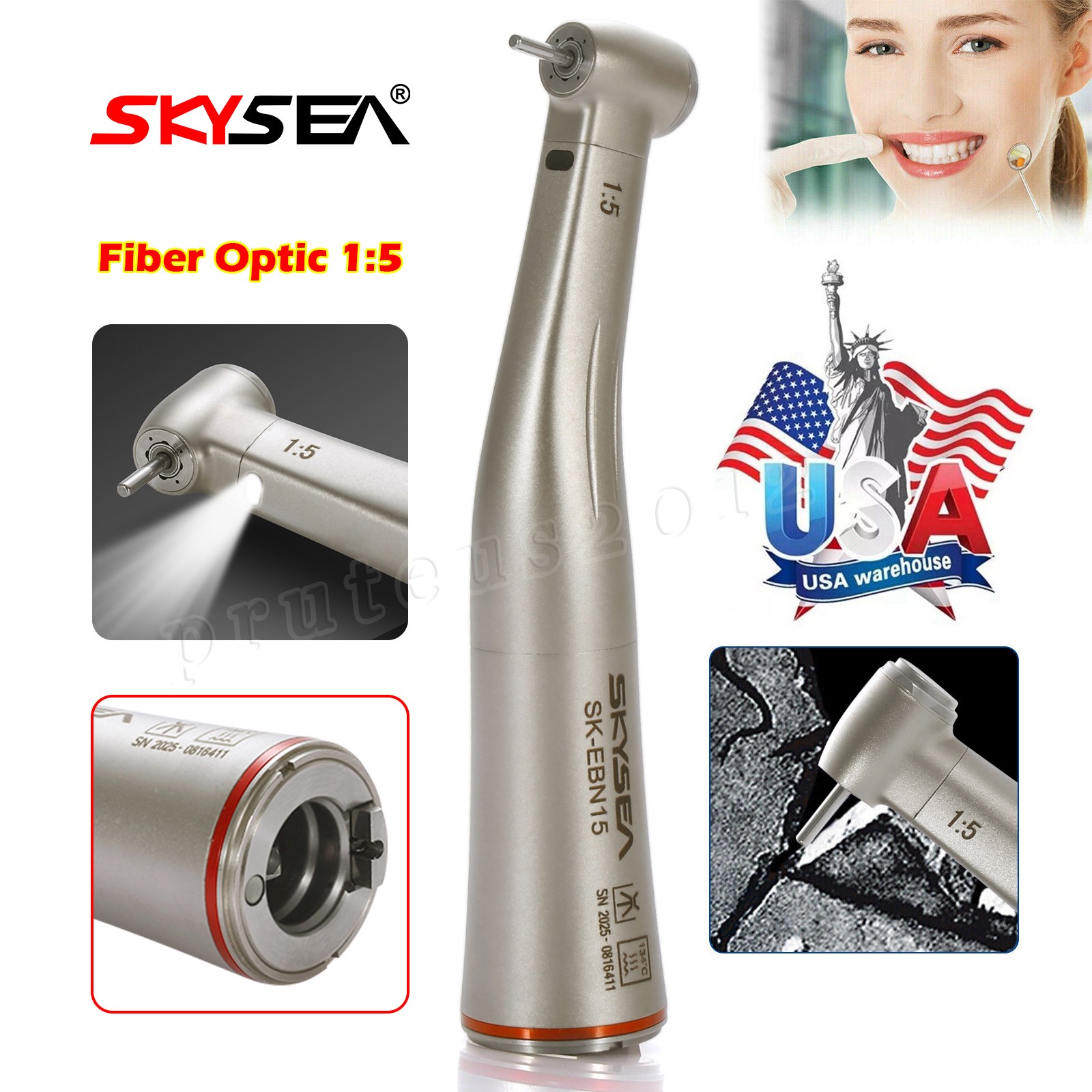 SKYSEA 1:5 Electric Dental Handpiece