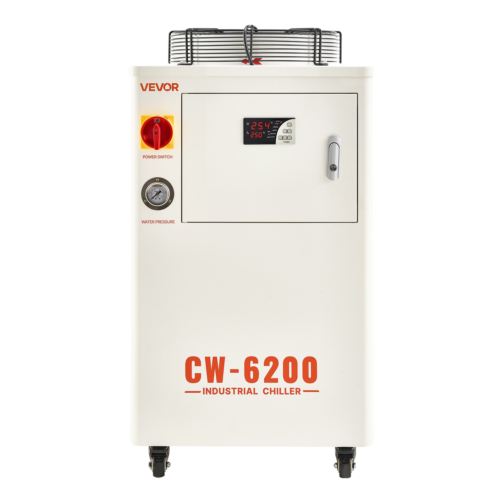 VEVOR Industrial Water Chiller 17060 BTU/h Water Cooler with Compressor 18.5 GPM