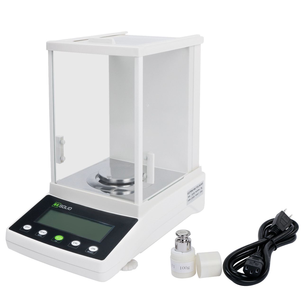 U.S. Solid 1mg Digital Precision Lab Electronic Analytical Balance 1000×0.001g
