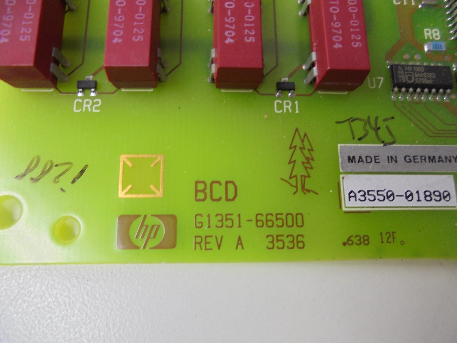Agilent Technologies G1351-66500 Relay Board