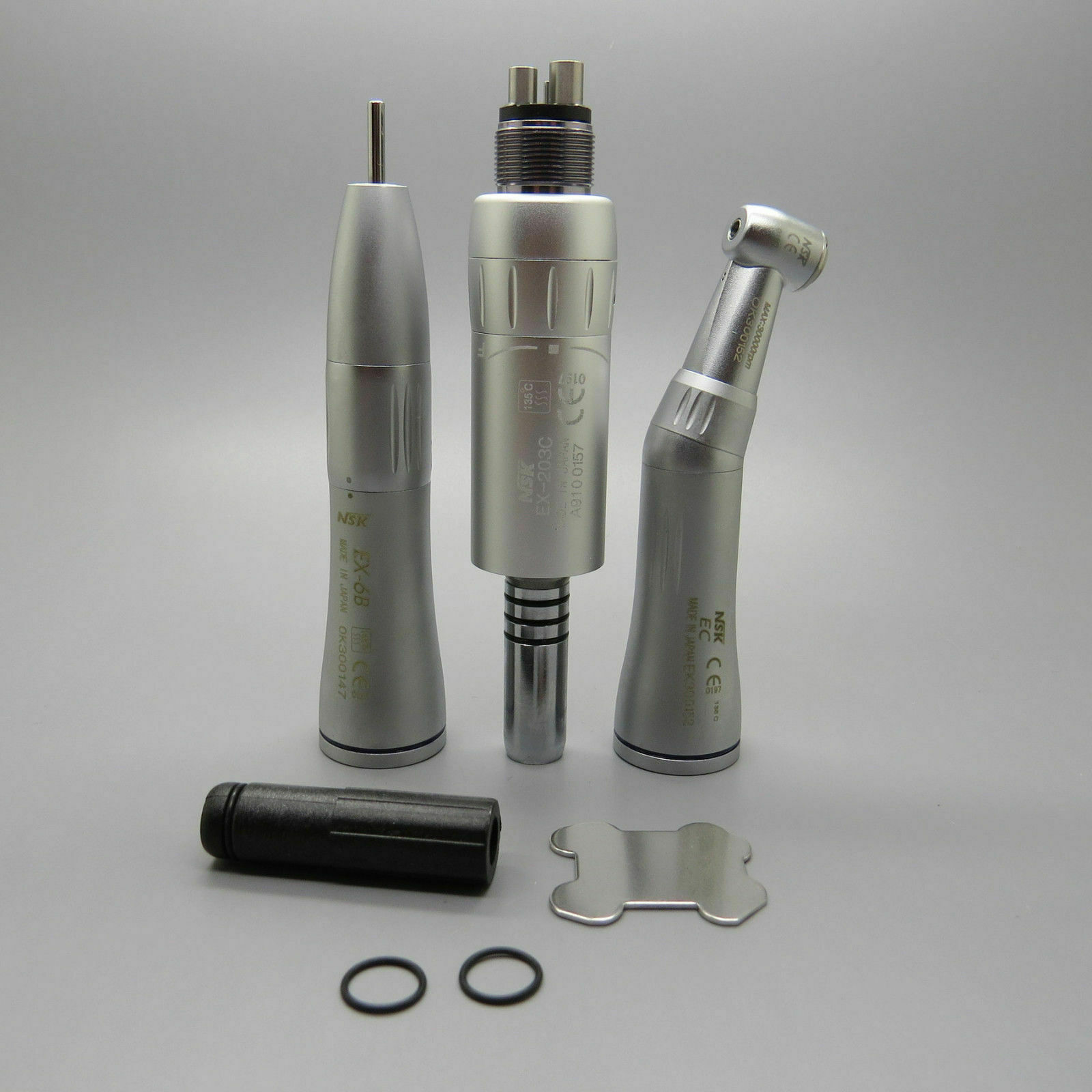 Dental Inner Water Spray Low Speed Handpieces Straight Contra Angle Air Motor M4