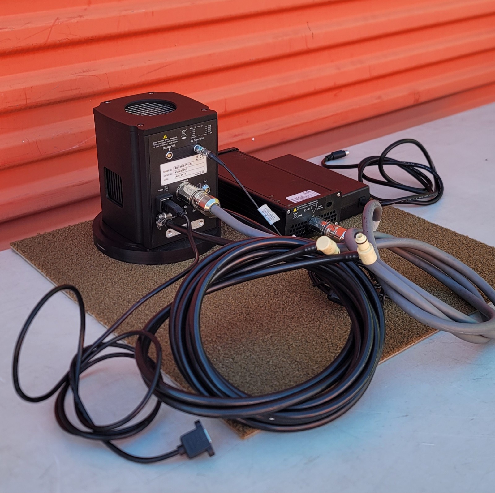 Oxford Instruments iKon DZ936N-BV-287 Camera w/ PS-40 Power Supply DOM 2018
