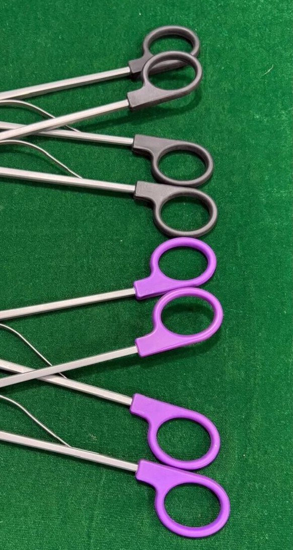 4pc Laparoscopic Open Surgery Hem-o-Lok Applier Black (ML)/ Purple (L) Reusable