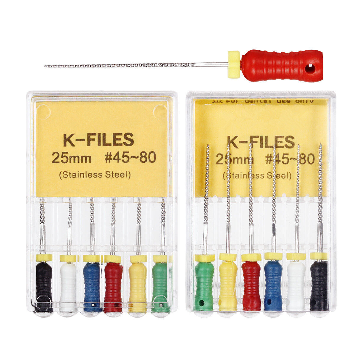 Dental Endodontic Stainless Steel Root Canal Hand Use REAMERS H/K-Files All Size