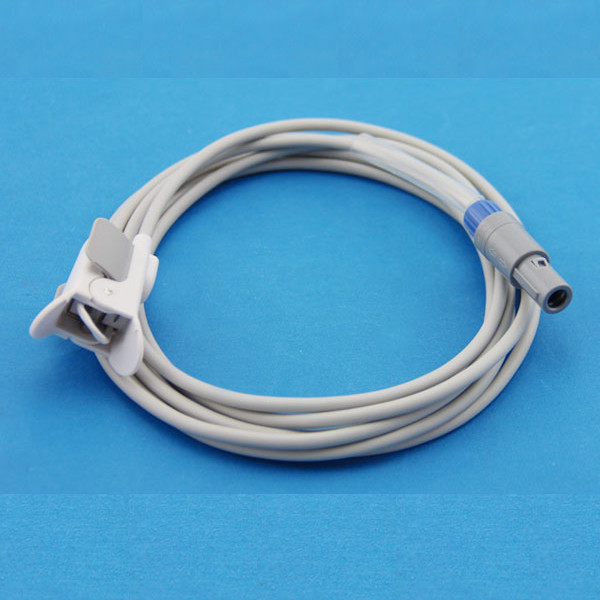 6Pin SpO2 Sensor Probe Cable 3M For DRE Waveline EZ MAX 2 Plus Adult Finger Clip
