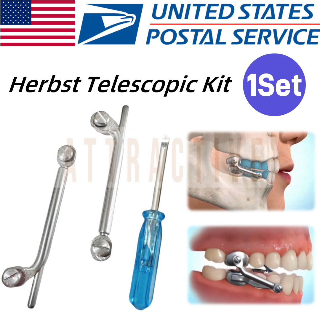 1Kit Dental Dentaurum Herbst Socket Screw Appliance Telescopic Orthodontic USA