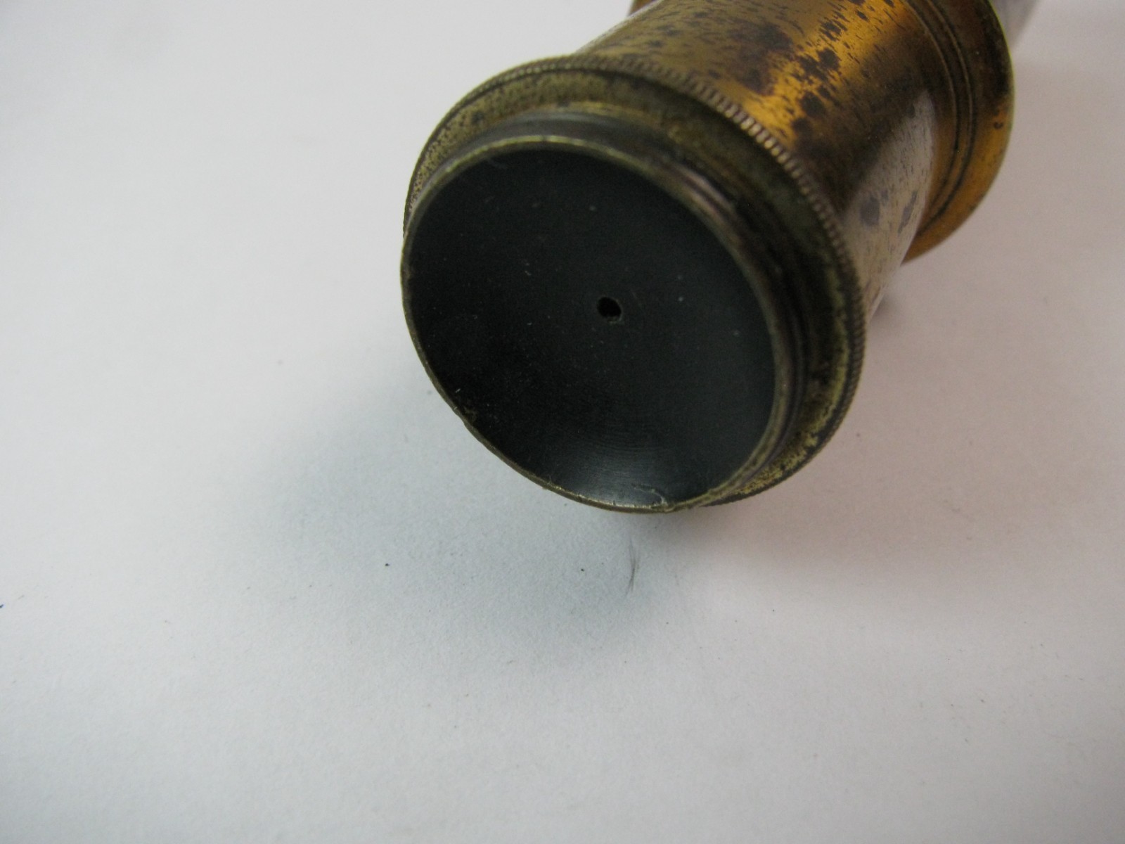 ANTIQUE BRASS RARE UK LONDON TUBUS OCULAR MICROSCOPE