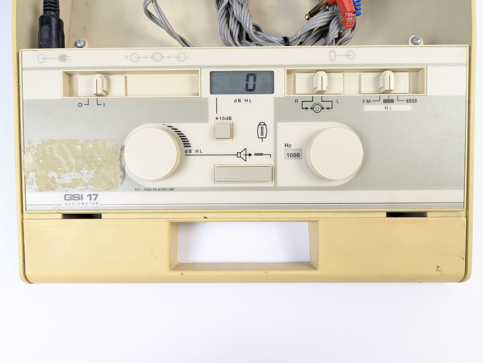 Lucas Grason-Stadler GSI 17 Audiometer 1717 + Telephonics Headphones TDH-39P (B)