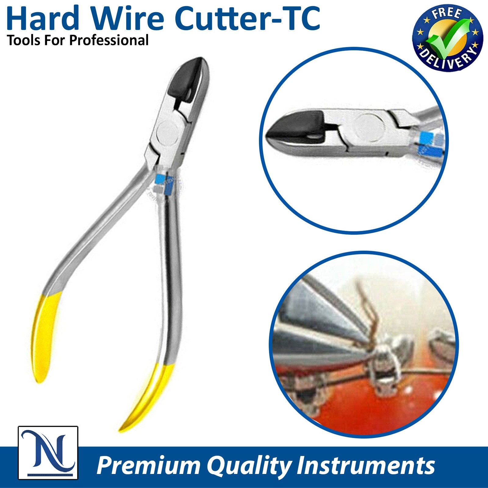Premium Hard Wire Cutter Pliers – Orthodontic, Tungsten Carbide, CE Certified TC