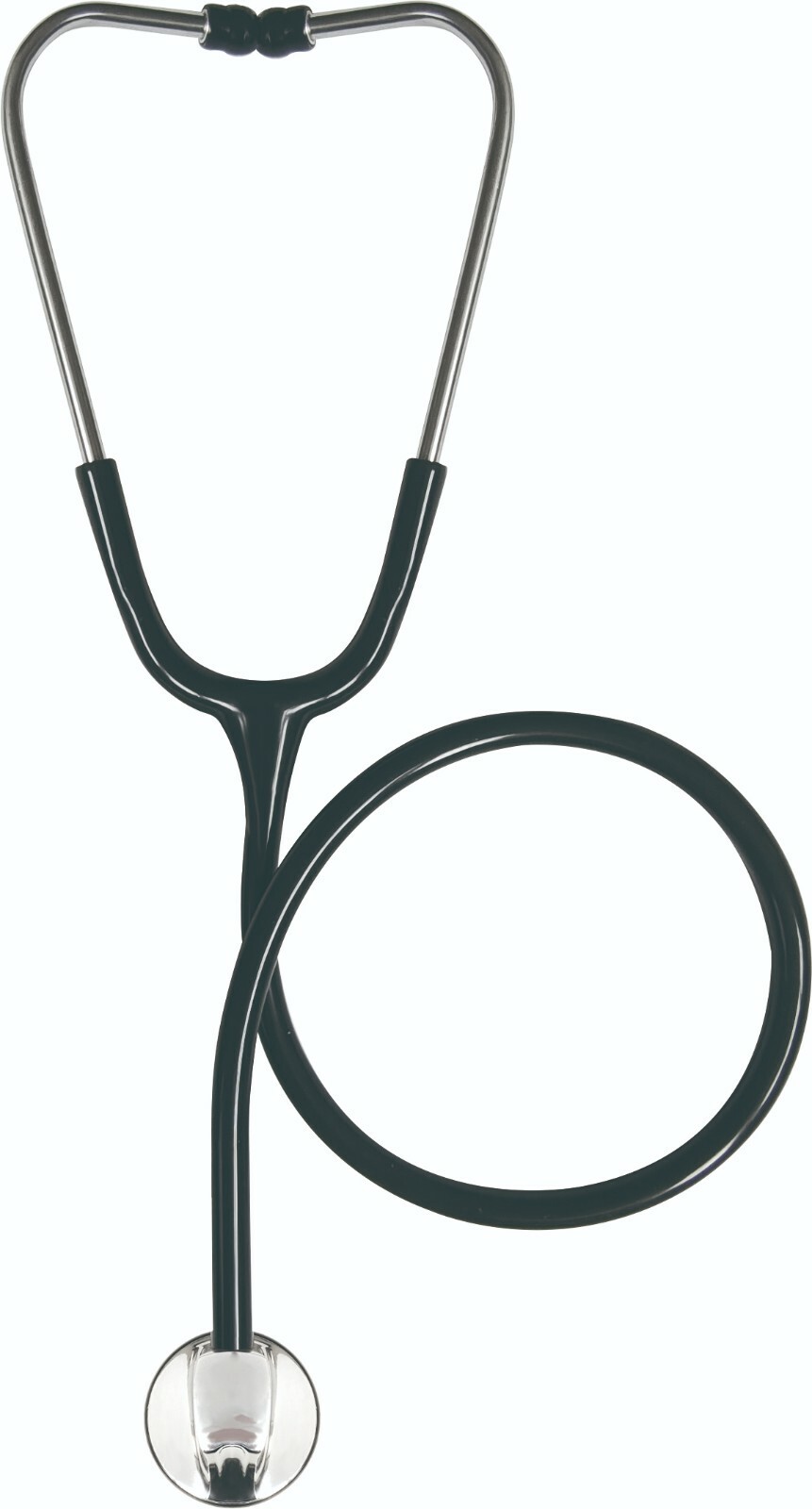 Black SC12 Traditional Stethoscope Single Head Lung Heart Diagnostic Device