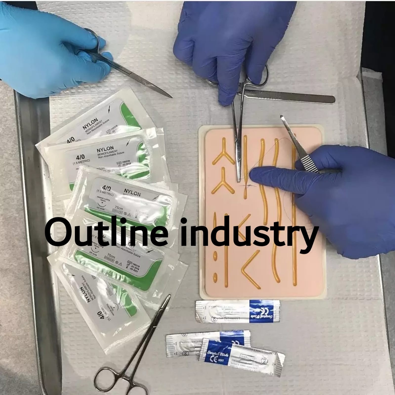 Complete Practice Student Suture Kit for Medical Students Training Kits 20 Pcs