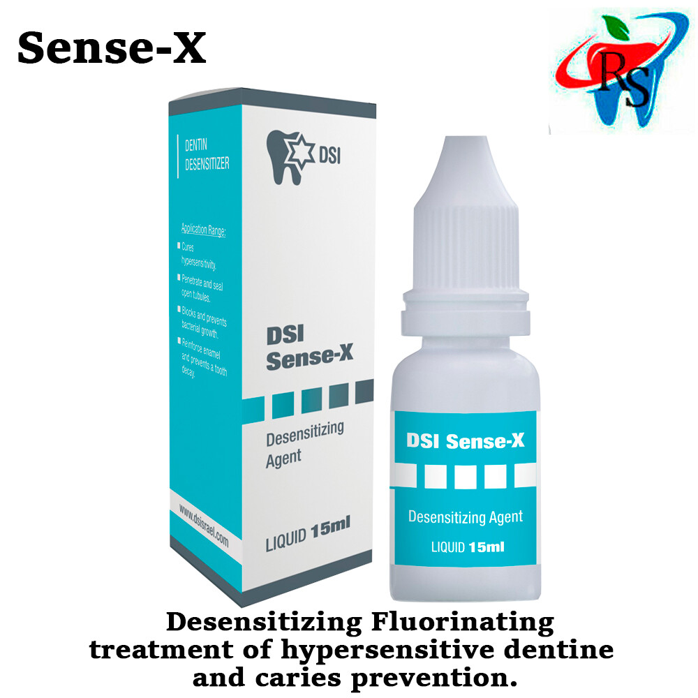 SENSE-X Dental Desensitizing Fluorinating hypersensitive dentine caries 15ml