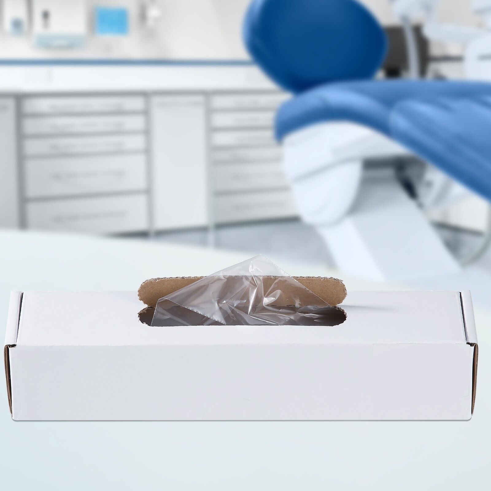 500/box X-Ray Sensor Sleeves 8″ x 1-3/8″ Disposable Dental Barrier Cover Film