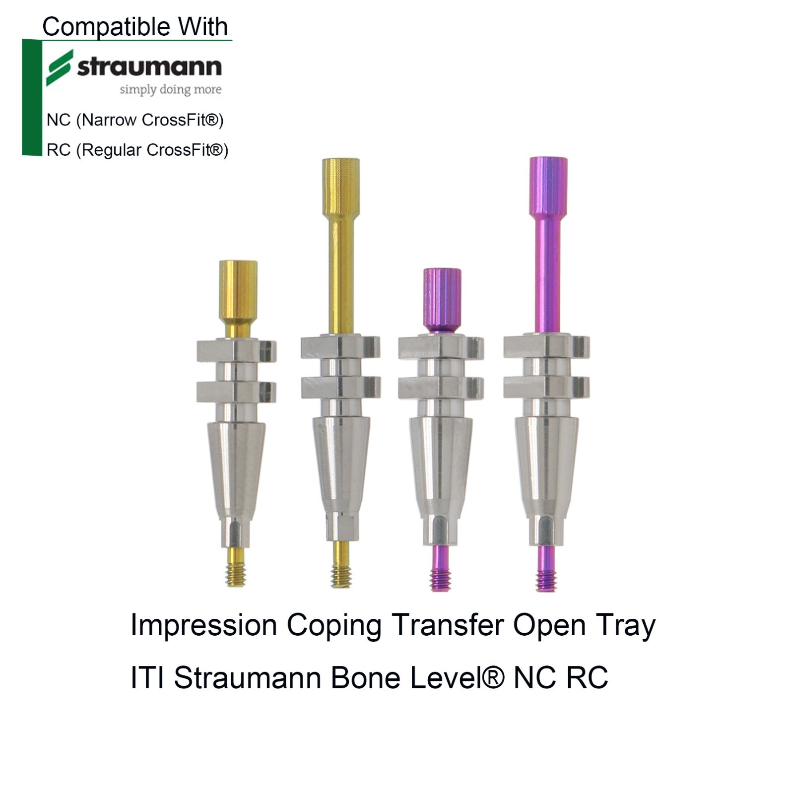 US Dental Transfer Open/Closed Tray Scan Body Fit Straumann ITI BLT NC/RC