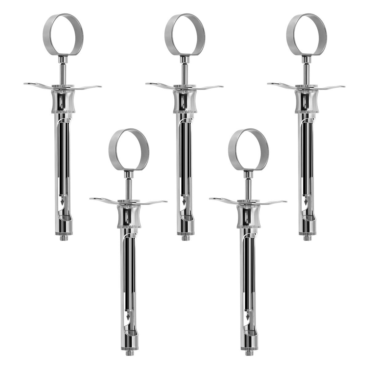 Dental Anesthetic Syringe Self-Aspirating 1.8CC Syringe Sharp Head Autoclave